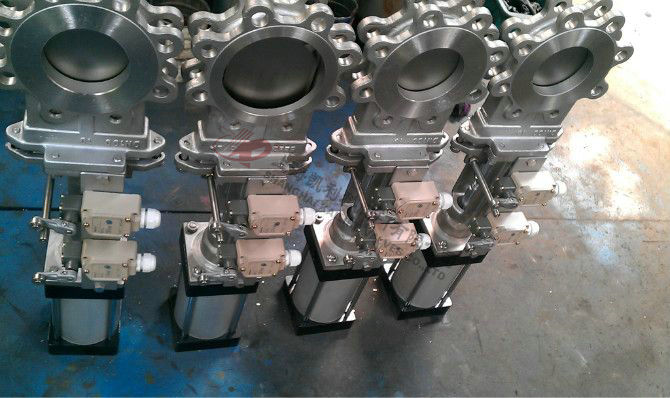 PZ673H、PZ673X氣動刀閘閥